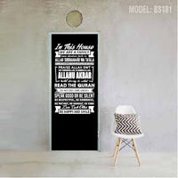 Full Color Magnet / Sticker for Bomb Shelter Door [BS181] *INSTALLATION INCLUDED*