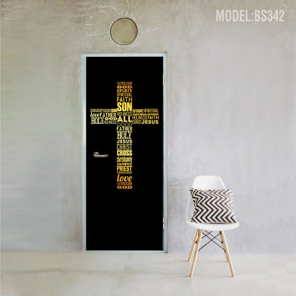 Full Color Magnet / Sticker for Bomb Shelter Door [BS342] *INSTALLATION INCLUDED*