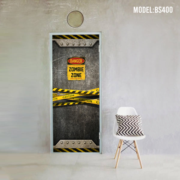 Full Color Magnet / Sticker for Bomb Shelter Door [BS400] *INSTALLATION INCLUDED*
