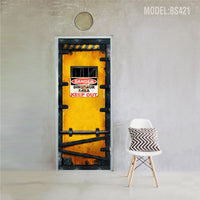 Full Color Magnet / Sticker for Bomb Shelter Door [BS421] *INSTALLATION INCLUDED*