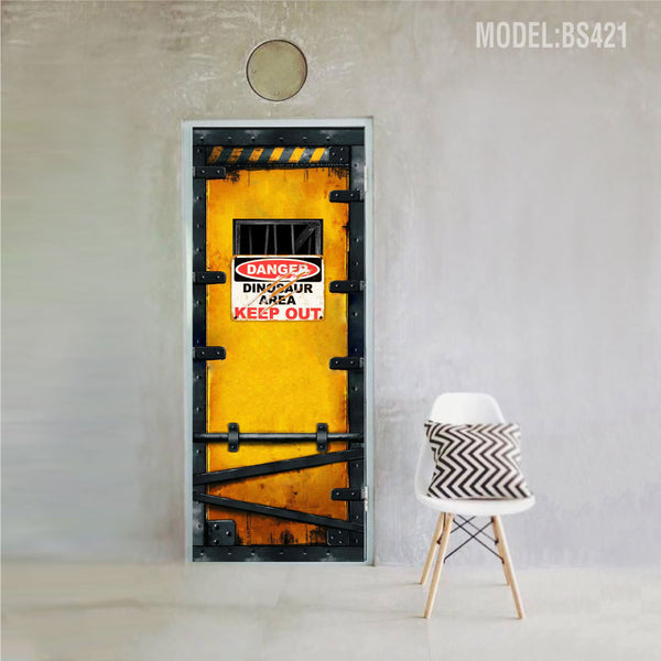 Full Color Magnet / Sticker for Bomb Shelter Door [BS421] *INSTALLATION INCLUDED*