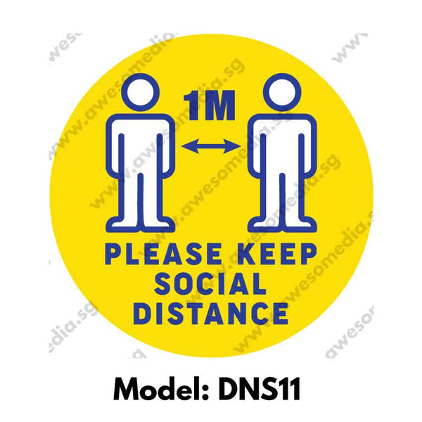 DNS11 - Social Distancing Round [SG Ready Stock] - Awesomedia Pte Ltd