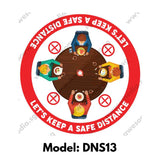 DNS13 - Social Distancing Round [SG Ready Stock] - Awesomedia Pte Ltd