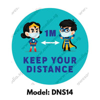 DNS14 - Social Distancing Round [SG Ready Stock] - Awesomedia Pte Ltd