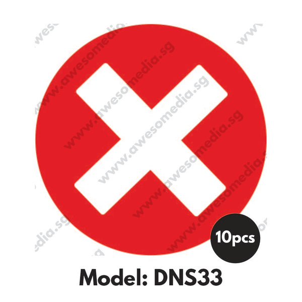 DNS33 - Do Not Sit Here Sticker - Awesomedia Pte Ltd