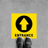 DS07 - Direction Sign Social Distancing Floor Sticker [SG Ready Stock] - Awesomedia Pte Ltd