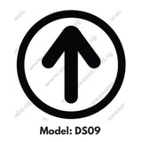 DS09 - Direction Sign Social Distancing Floor Sticker [SG Ready Stock] - Awesomedia Pte Ltd