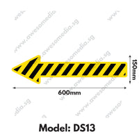 DS13 - Directional Sign Floor Sticker [SG Ready Stock] - Awesomedia Pte Ltd