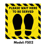 FS02 - Social Distancing Floor Sticker [SG Ready Stock] - Awesomedia Pte Ltd