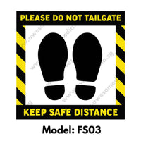 FS03 - Social Distancing Floor Sticker [SG Ready Stock] - Awesomedia Pte Ltd