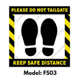 FS03 - Social Distancing Floor Sticker [SG Ready Stock] - Awesomedia Pte Ltd