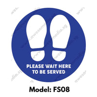 FS08 - Social Distancing Floor Sticker [SG Ready Stock] - Awesomedia Pte Ltd