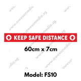 FS10 - Social Distancing Floor Sticker [SG Ready Stock] - Awesomedia Pte Ltd