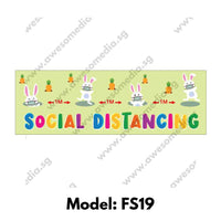 FS19 - Social Distancing Floor Sticker [SG Ready Stock] - Awesomedia Pte Ltd