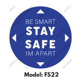FS22 - Social Distancing Floor Sticker [SG Ready Stock] - Awesomedia Pte Ltd