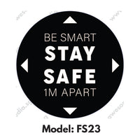 FS23 - Social Distancing Floor Sticker [SG Ready Stock] - Awesomedia Pte Ltd