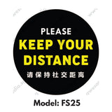 FS25 - Social Distancing Floor Sticker [SG Ready Stock] - Awesomedia Pte Ltd
