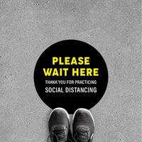 FS26 - Social Distancing Floor Sticker [SG Ready Stock] - Awesomedia Pte Ltd