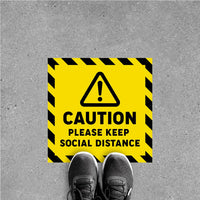 FS31 - Social Distancing Floor Sticker [SG Ready Stock] - Awesomedia Pte Ltd