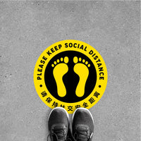 FS05 - Social Distancing Floor Sticker [SG Ready Stock] - Awesomedia Pte Ltd