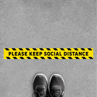 FS09 - Social Distancing Floor Sticker [SG Ready Stock] - Awesomedia Pte Ltd
