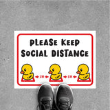 FS17 - Social Distancing Floor Sticker [SG Ready Stock] - Awesomedia Pte Ltd