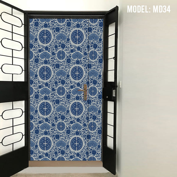 HDB Main Door Sticker [MD34] *INSTALLATION INCLUDED*