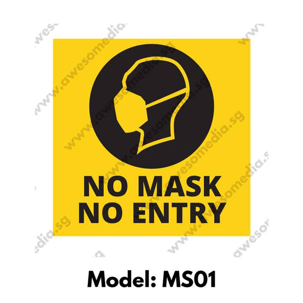 MS01 - Put On Your Mask [SG Ready Stock] - Awesomedia Pte Ltd