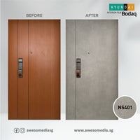 Korea Bodaq Interior Film Main Door Lamination